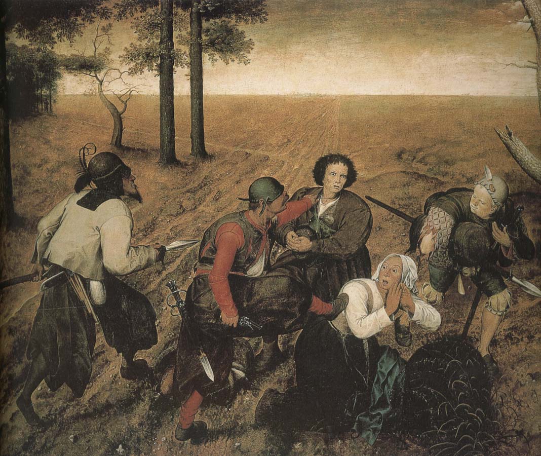 Pieter Bruegel Robbery of women farmers